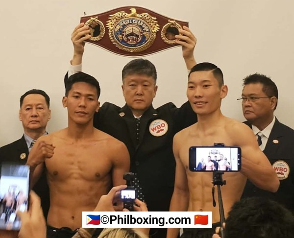 Reymart Soledad and Balihenbieke Make Weight for WBO Oriental 140-Lbs Battle Saturday in Vietnam